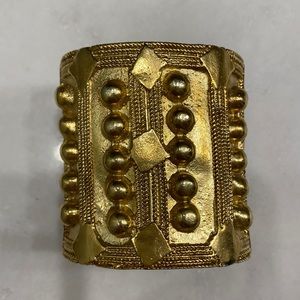 Tory Burch gold cuff bracelet